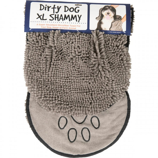 LocalID_71863 Dog Gone Smart - Dirty Dog Shammy - GRAY - 33x79CM (13x31in)