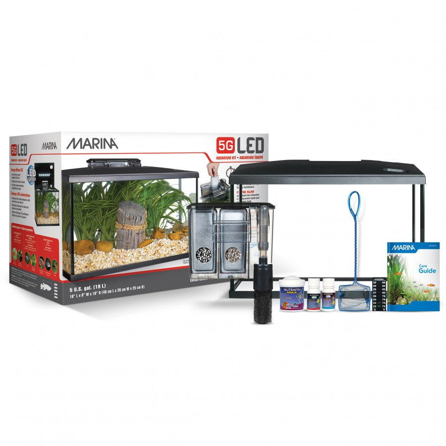 *S.O. - Call for Estimated Arrival* Marina - 5G (5 Gal.) LED Aquarium Kit