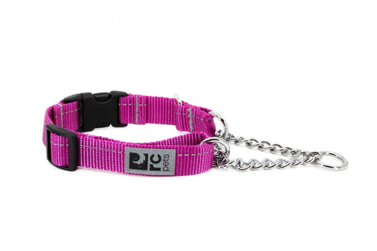 *DISC* RC Pets - Primary Training Clip Collar - MULBERRY - XSMALL - 5/8 x 9.5-11in