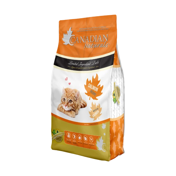 Canadian Naturals - LID Grain Free SALMON Dry Cat Food - 6.8KG (15lb)