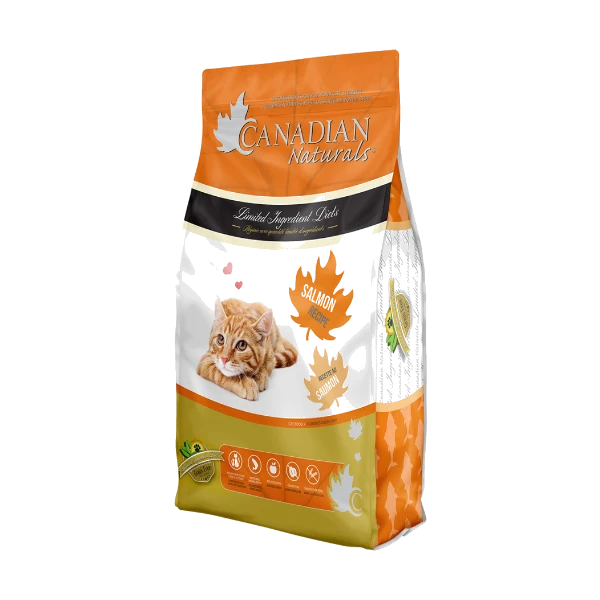 Canadian Naturals - LID Grain Free SALMON Dry Cat Food - 6.8KG (15lb)