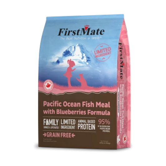 FirstMate GF LID Pacific Ocean Fish/Blueberries Dry Cat Food - 1.81KG (3.96lb)