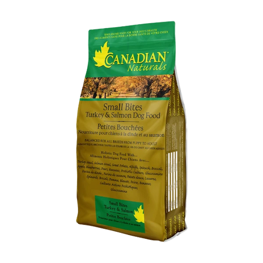 Canadian Naturals - TURKEY and SALMON SMALL BITES Dry Dog Food