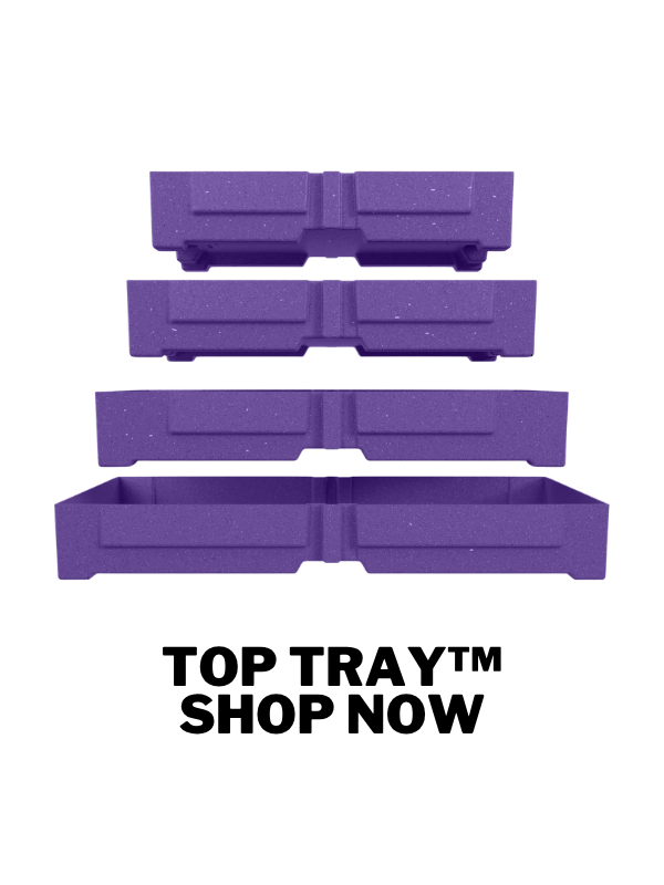Ruff Land Kennel - Easy Rider Top Tray - Assorted Colours and Sizes